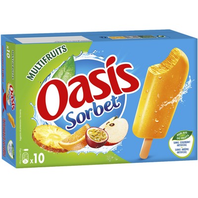 Oasis Multifruit Ice Lollies 10x40g