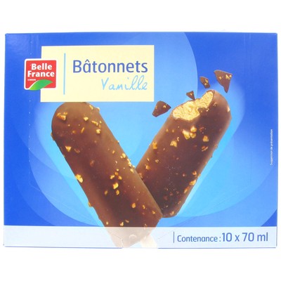 Belle France Vanilla Sticks Box of 10 x 70 ml