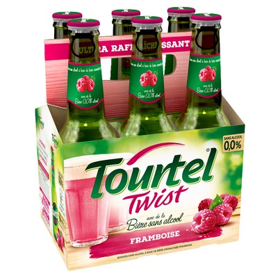 Tourtel 6x27.5CL TOURTEL TWIST RASPBERRY 0.0% ALCOHOL
