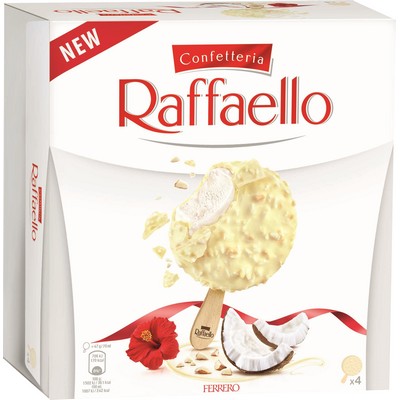 RAFFAELLO Coconut Ice Cream Bars x4 - 188g