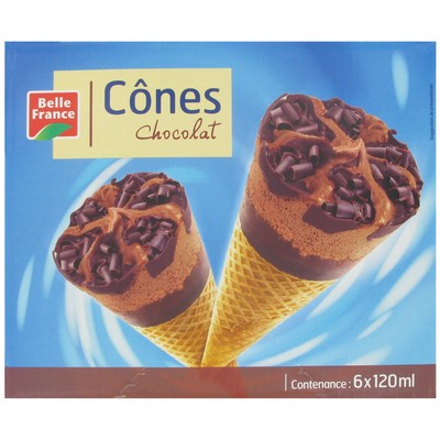 BF Chocolate Cones 6 x 120ml Box