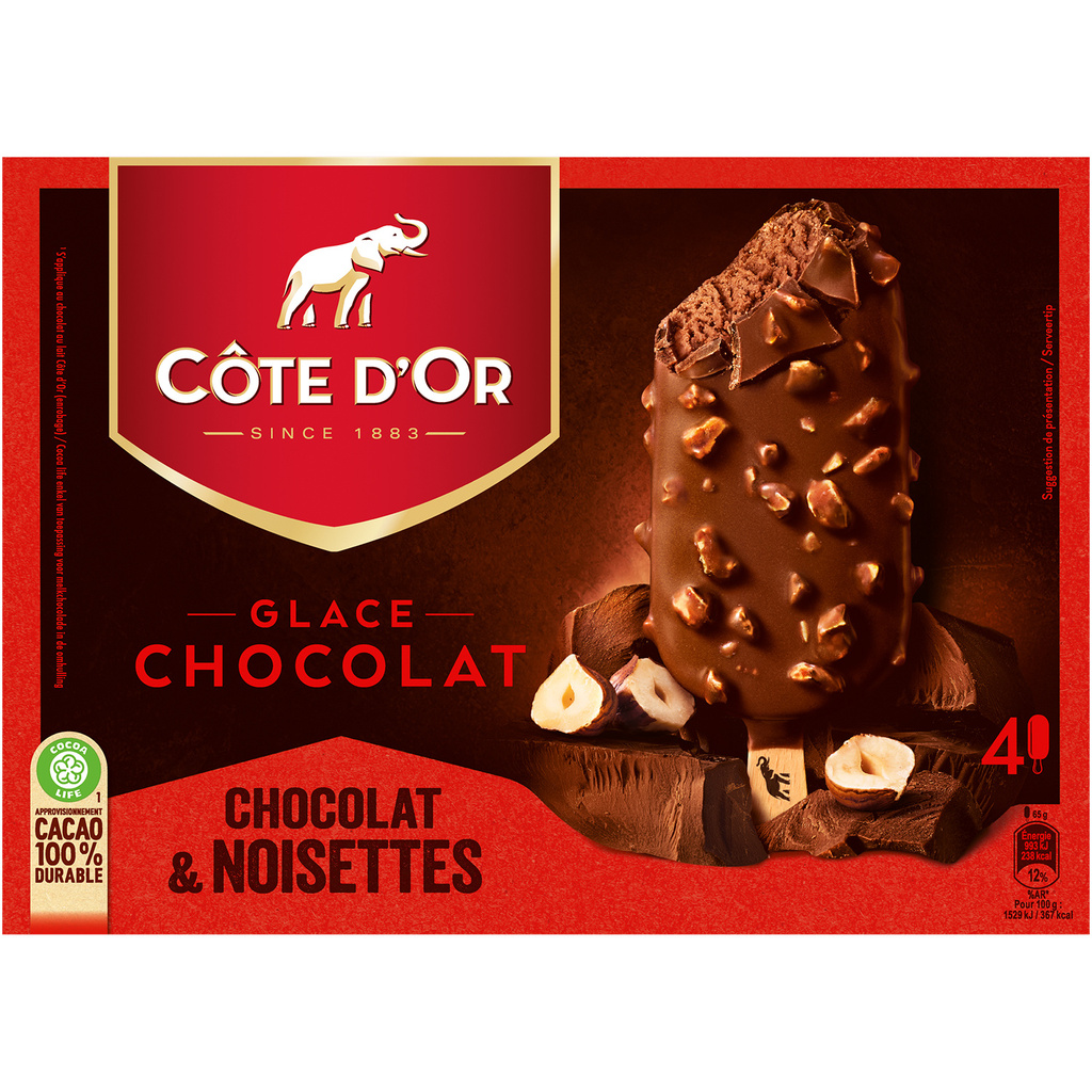 Côte d'Or Chocolat/Lait noisette 260 g