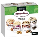 Häagen-Dazs Minipots Favorite Selection x4 380ml Festive