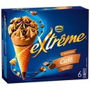 Cônes Extrême Café sauce au café et Pépites 6x71g