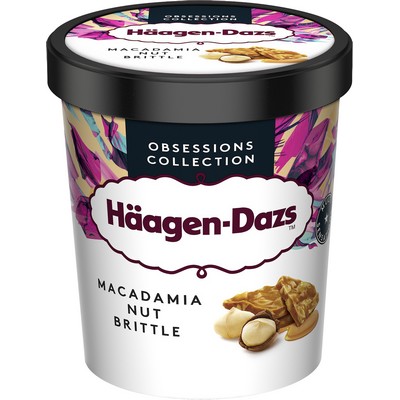 Häagen-Dazs Macadamia Nut Brittle Ice Cream Tub 460ml