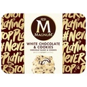 Magnum Glace Bâtonnet Chocolat Blanc & Cookies 4x90ml