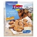 Chairs de moules du Pacifique, décoquillées, cuites, ASC, glacées, surgelées, 450g