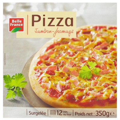 PIZZA JAMBON FROMAGE BF ETUI 350 G