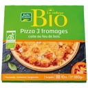 Organic 3 Cheese Pizza Belle France 380g