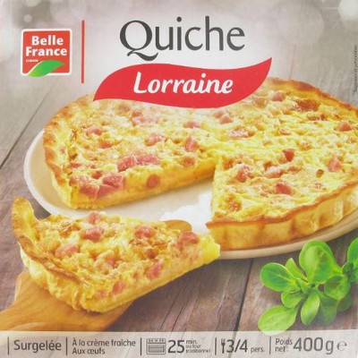 QUICHE LORRAINE 400G   BF