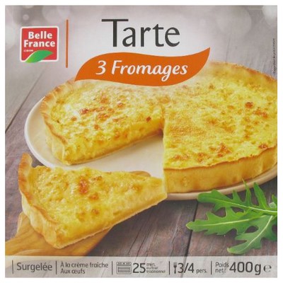 Belle France Three Cheese Tart 400g