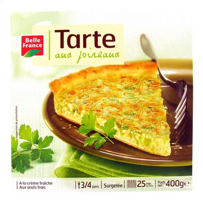TARTE AUX POIREAUX BF ETUI 400 G