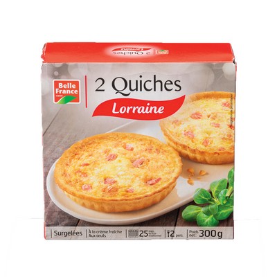 QUICHE LORRAINE 2X150G BF	