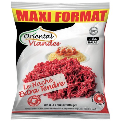 ST 800G VIANDE HACHEE HALAL ORIENTAL VIA