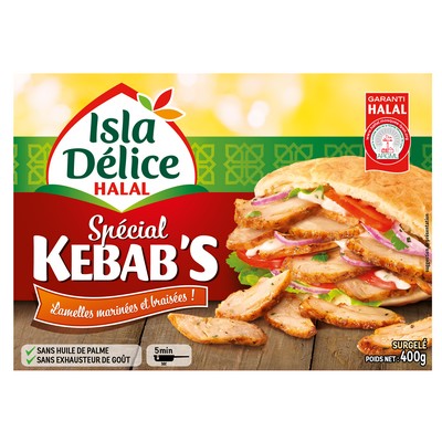 ID Sliced Halal Chicken Kebab 400g Frozen