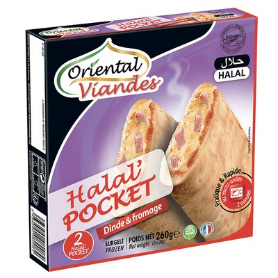 Halal Oriental Turkey Pocket 2x130g