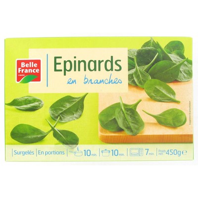 Belle France Leaf Spinach 450g Can