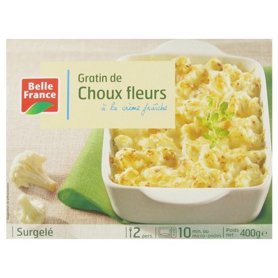 Cauliflower Gratin Belle France Microwave Tray 400g