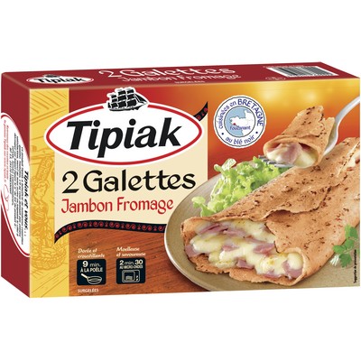 Ham and Cheese Galettes 2x125g Tipiak