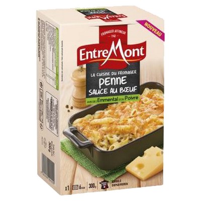 BT 300G PENNE BOEUF EMMENTAL ENTREMONT