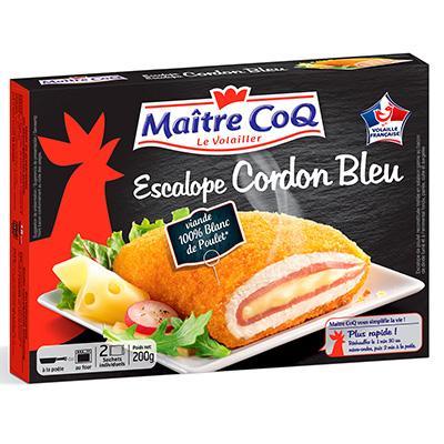 MAITRE COQ Chicken Cordon Bleu Frozen Bag 1kg