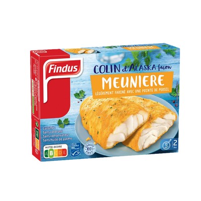 Colin d'Alaska MSC façon Meunière pointe de persil 250g