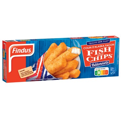 Fish & Chips Style Fish Sticks* 364g *Crispy Battered Alaska Pollock MSC (fries not included)