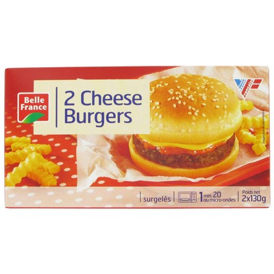 Cheeseburger x2 Belle France 260g