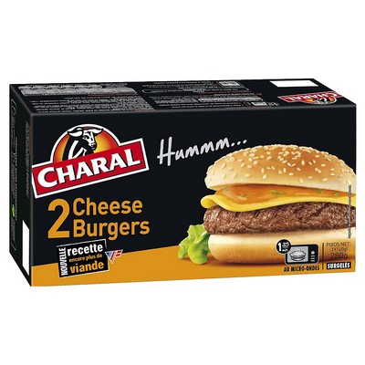 Cheeseburger 2 x 140 g frozen