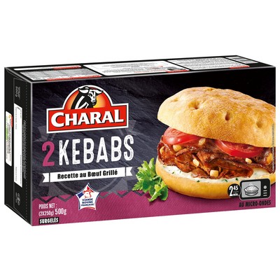 Kebab 2 x 250 g VBF surgelé