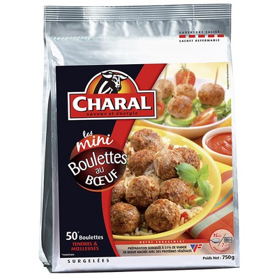 Tender Mini Beef Meatballs for Cooking 750g VBF Frozen