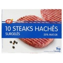 Minced Beef Steaks 20% Fat x10 - 1kg Box