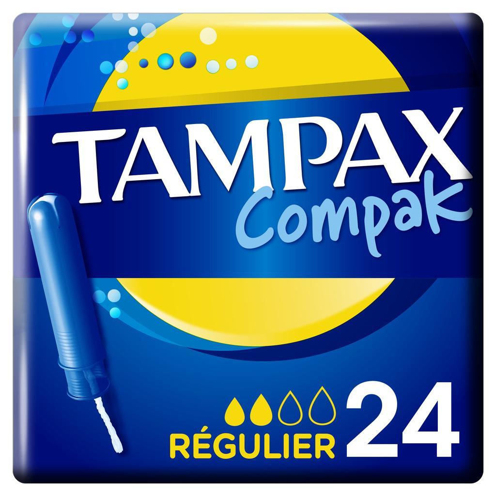 Tampax Compak Regular Tampons Avec Applicateur X24