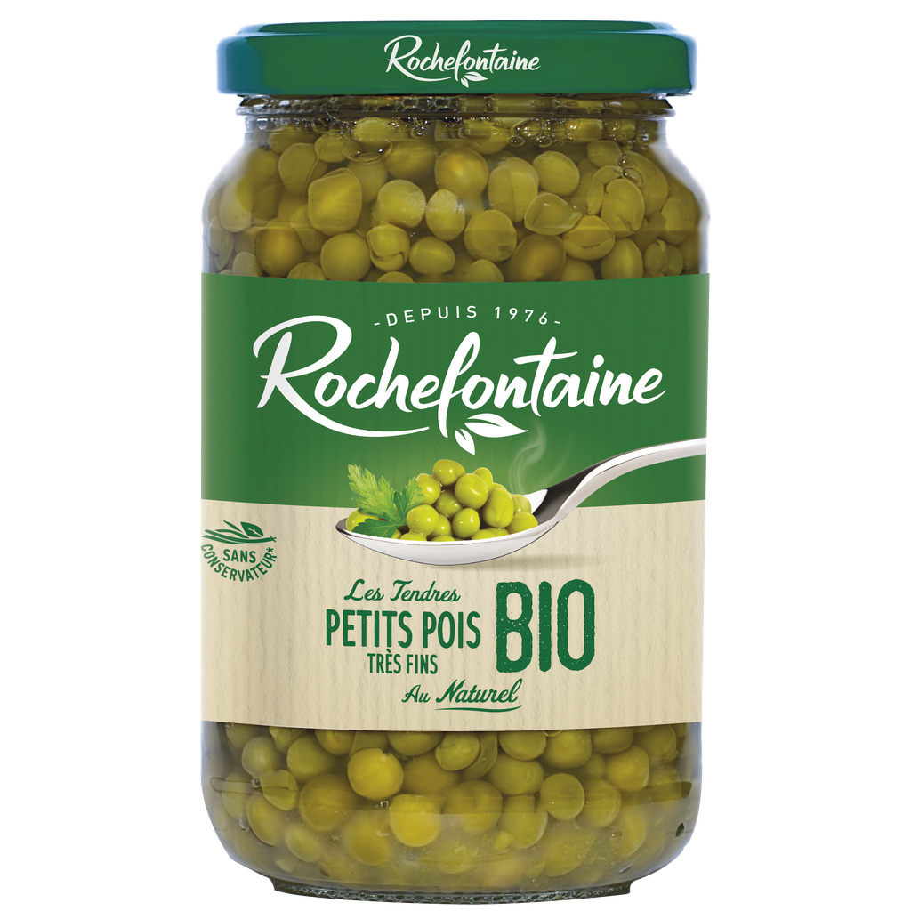 ROCHEFONTAINE Very Fine Organic Green Peas 37cl