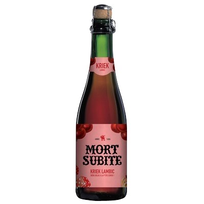 MORT SUBITE Lambic Kriek, Belgian Cherry-Flavoured Beer 75cl 4.5°