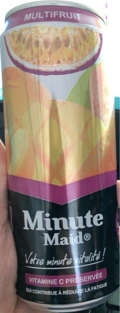 MINUTE MAID MULTIFRUIT BOITE 33CL SLEEK