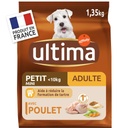 ULTIMA croquettes Petit Chien Adulte Poulet 1,35kg