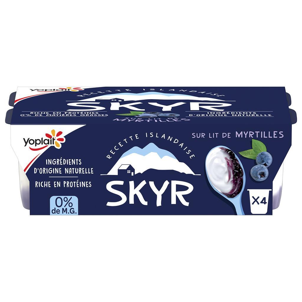 RAY Yoplait Skyr on Blueberry Layer 100g x4