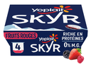 RAY YOPLAIT SKYR SUR LIT DE FRUITS ROUGE 100GX4