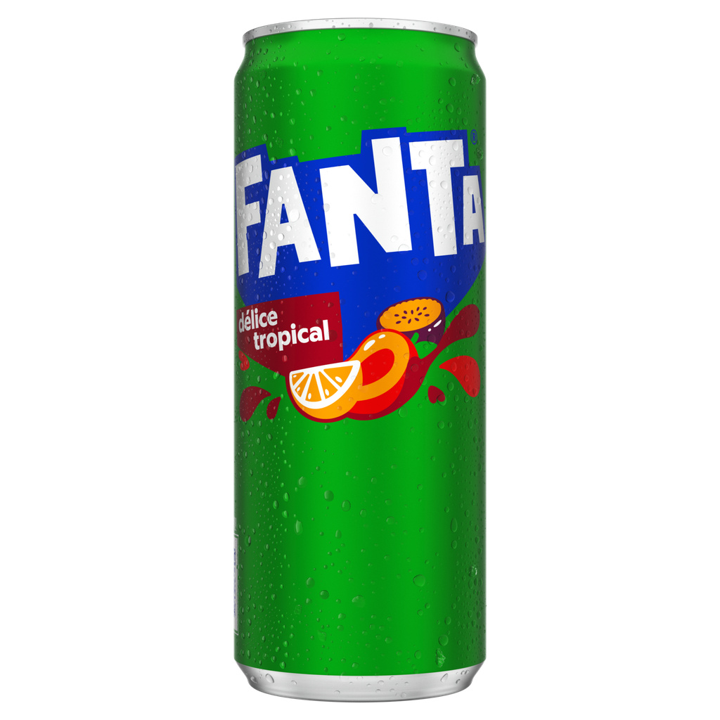 FANTA DELICE TROPICAL BOITE 33CL SLEEK