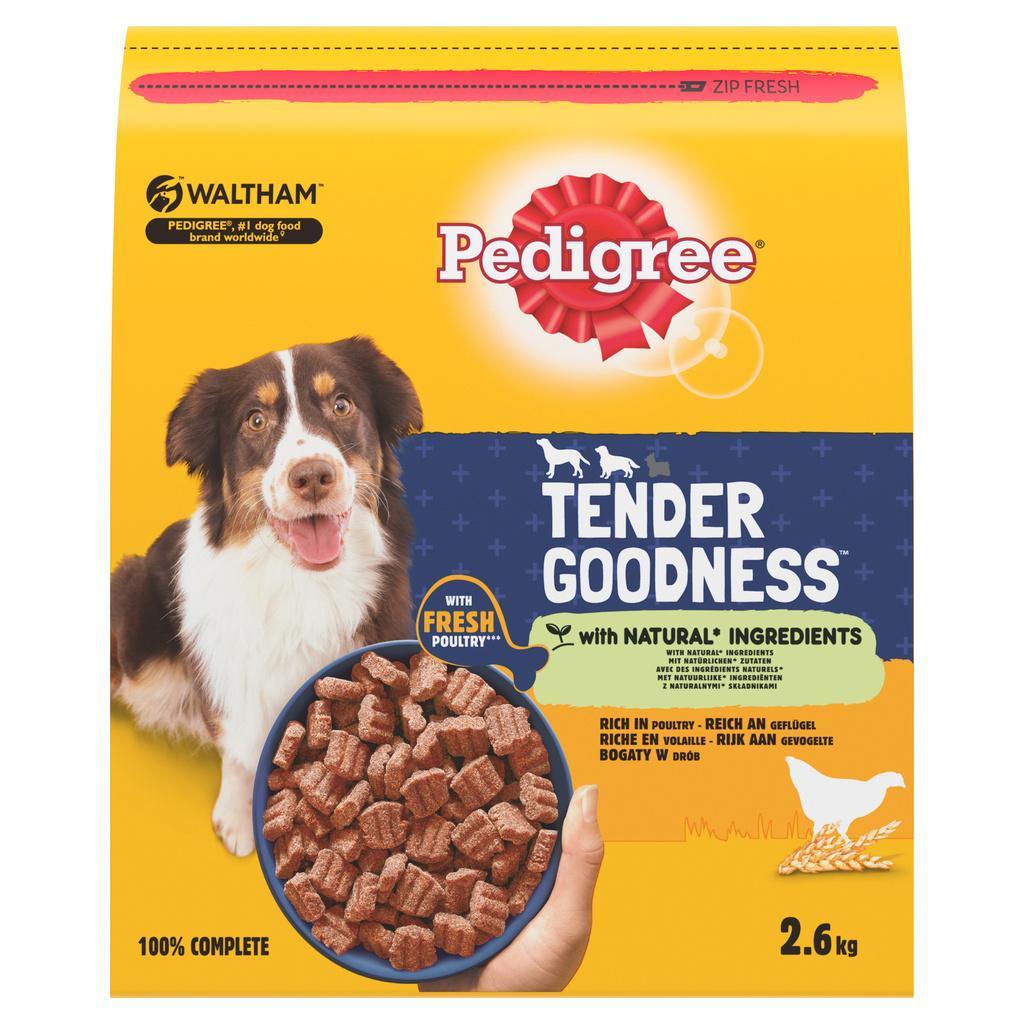 PEDIGREE TENDER GOODNESS Poultry-Rich Kibble for Adult Dogs 2.6kg