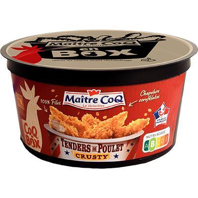 TENDERS DE FILET DE POULET COQenBOX 380G MAITRE COQ