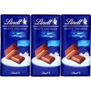Lindt AUTHENTIC Extra Fine Milk Chocolate Bar 100g - Pack of 3