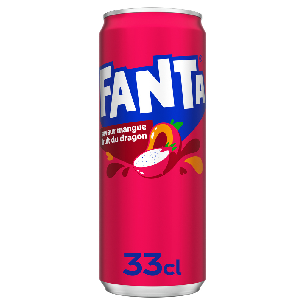 FANTA Mango Dragon Fruit 33cl Sleek Can