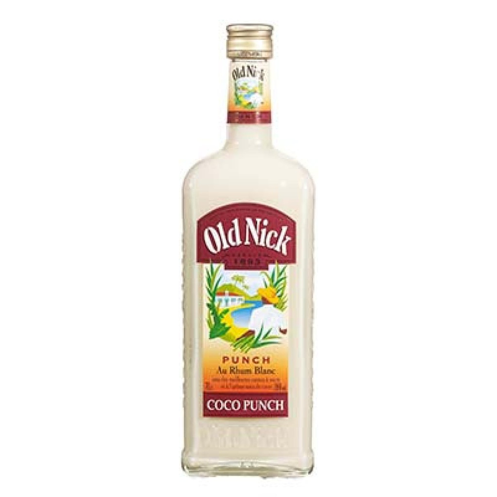 Punch Coco OLD NICK 70cl 16° à base de rhum