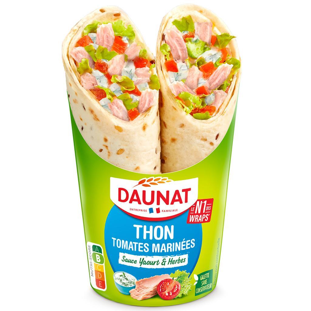 Tuna & Marinated Tomato Wrap Daunat 190g