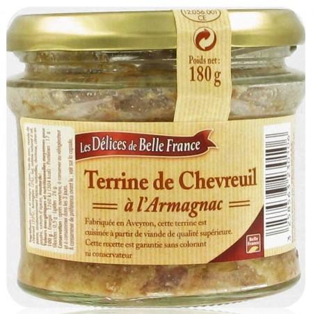 TERRINE DE CHEVREUIL FINE CHAMP DBF VERRINE 180G