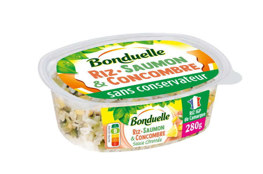 RIZ CONCOMBRE SAUMON 280G