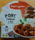 PAUL & LOUISE - Tray of Caramel Pork with Rice