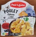 PAUL & LOUISE - Barquette Poulet Korma et riz 300g